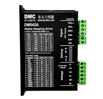 低壓兩相步進(jìn)驅(qū)動器DM542A